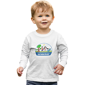 Camiseta Escolar Infantil 100% Poliéster Manga Longa - EMEI José Paulino Bicudo