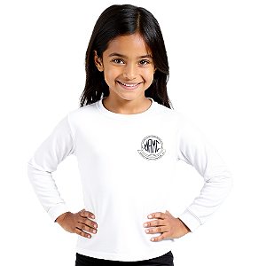 Camiseta Escolar Infantil 100% Poliéster Manga Longa - EMEI Maria Augusta Moreira da Costa