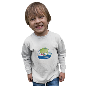 Camiseta Escolar Infantil 100% Poliéster Manga Longa - EMEI Profª Zilda Costa De Oliveira