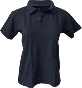 Camisa Polo Social Feminina Formal Sem Decote Comportada