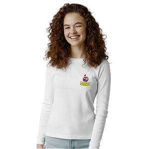 Camiseta Escolar Juvenil 100% Poliéster Manga Longa - EMEFI Profª Palmyra Sant'anna