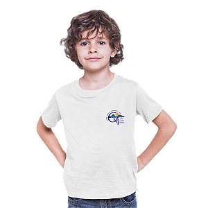 Camiseta Escolar Infantil 100% Poliéster Manga Curta - EMEFI Madre Teresa