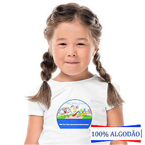 Camiseta Escolar Infantil Manga Curta - EMEI Profª Maria Aparecida Savastano Sanchez