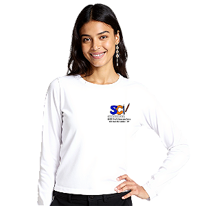 Camiseta Escolar Juvenil 100% Poliéster Manga LONGA  - EMEFI Profª Sebastiana Cobra