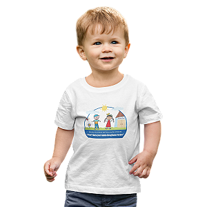 Camiseta Escolar Infantil 100% Algodão Manga Curta - EMEI Profª Maria José Guido Brogliato Freire