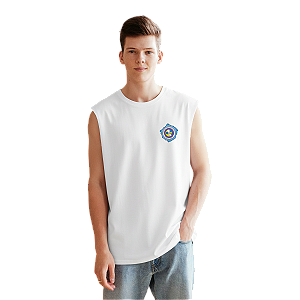 Camiseta Escolar Juvenil 100% Poliéster Regata - EMEFI Profª Henriqueta Costa Porto