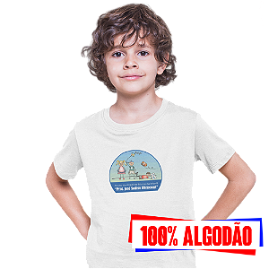 Camiseta Escolar Infantil 100% Algodão Manga Curta - EMEI Prof. José Sodéro Bitencourt