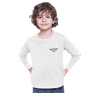 Camiseta Escolar Infantil 100% Poliéster Manga Longa - E.E. Maj. Av. José Mariotto Ferreira