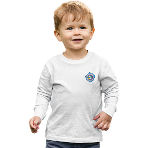 Camiseta Escolar Infantil 100% Poliéster Manga Longa - EMEFI Profª Henriqueta Costa Porto