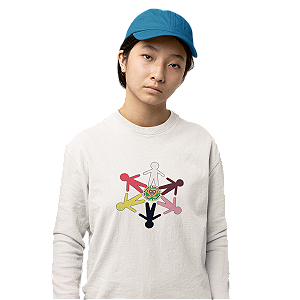 Camiseta Escolar Juvenil 100% Poliéster Manga Longa - EMEF Mercedes Rachid Edwards