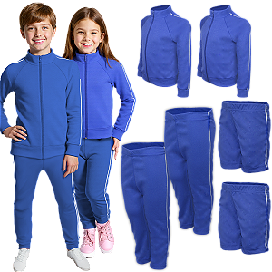 Kit Completo Conjunto Infantil Helanca Escolar