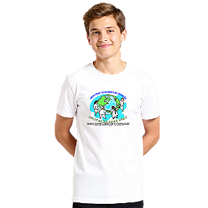 Camiseta Escolar Juvenil 100% Algodão Manga Curta - Profª Ruth Nunes da Trindade