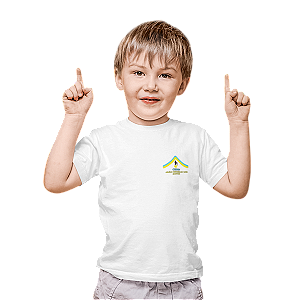 Camiseta Escolar Infantil 100% Poliéster Manga Curta - CEDIN Amália Bondesan dos Santos