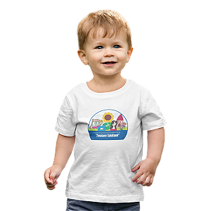Camiseta Escolar Infantil 100% Algodão Manga Curta - EMEI Torataro Takitani