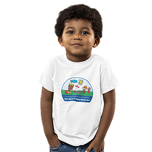 Camiseta Escolar Infantil 100% Poliéster Manga Curta - CEDIN Profª Maria de Fatima Silverio Neri