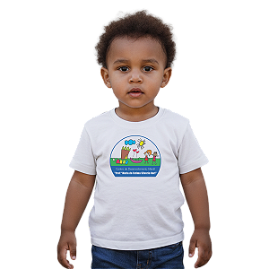 Camiseta Escolar Infantil 100% Algodão Manga Curta - CEDIN Profª Maria de Fatima Silverio Neri