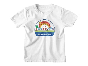 Camiseta Escolar Infantil 100% Algodão Manga Curta - EMEI Profª Ignêz Sagula Fossá