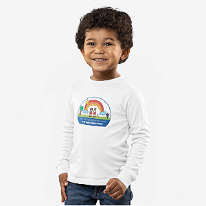 Camiseta Escolar Infantil 100% Algodão Manga Longa - EMEI Profª Ignêz Sagula Fossá