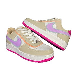 AIR FORCE LILAS/BEGE (15 PARES) R$57,00 UNID.