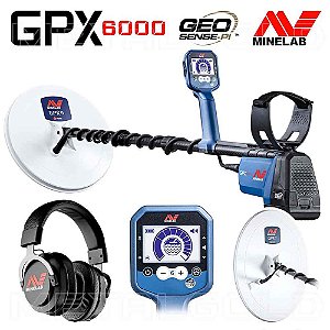 GPX 6000 Detector de Metal Profissional Ouro Garimpo Minelab