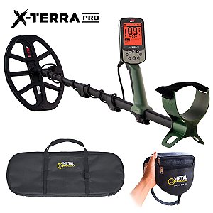 X Terra Pro Detector de Metais Minelab a Prova d'água 5 Metros