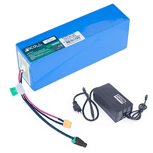 Bateria 36v 13Ah Pack Litio Nicoll Para Bicicleta Eletrica Com Carregador
