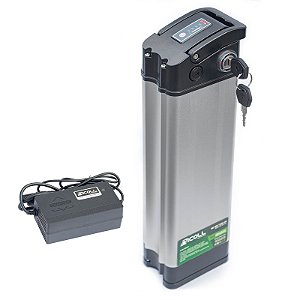 Bateria 48v 13ah Lítio Tipo Gaveta Com Carregado Bicicleta Elétrica