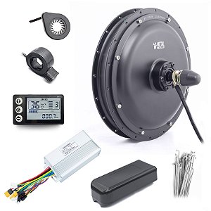 Kit 1000w 48v Traseiro Bicicleta Eletrica Bike Aro 20" 24" 26" 29" Sem Bateria