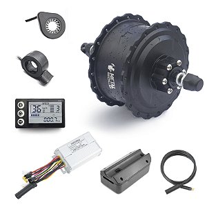 Kit 500w 48v Fat Bike Bicicleta Eletrica Bike 7 Peças Sem Bateria