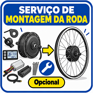 Serviço de Montagem da Roda - Kit elétrico