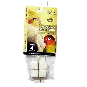Bloco Osso de Siba Pass. Med. 40g Pombo Branco