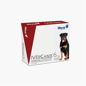 Ivercanis Ivermectina 6mg 4comp