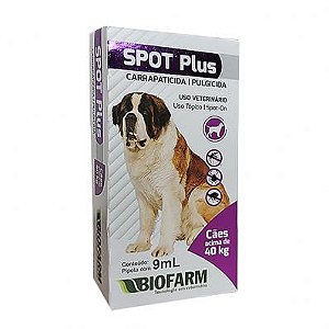Spot Plus 9 Ml Acima de 40kg