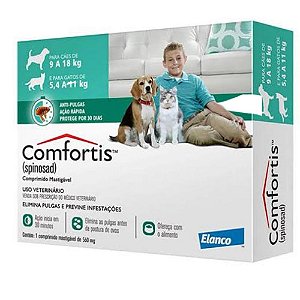 Comfortis 560 Mg Caes 9 a 18kg/ Gatos 5,5 a 11kg