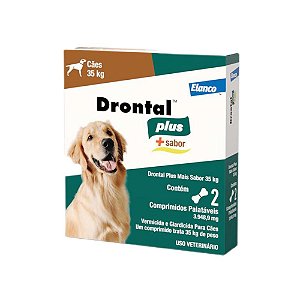 Drontal Plus Sabor Carne 2 Comp. 35kg