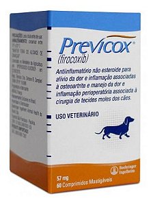 Previcox Dog 57 Mg - Fr 60 Comp Mastig
