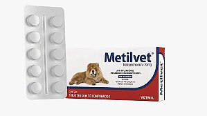 Metilvet 20mg 10cp Vetnil