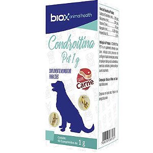 Condroitina Pet 1g 60cp Biox