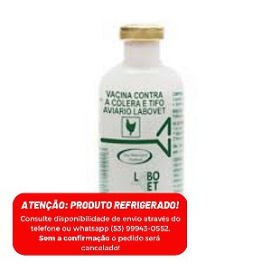 Vacina Colera/tifo Aviario Labovet 50d.50ml