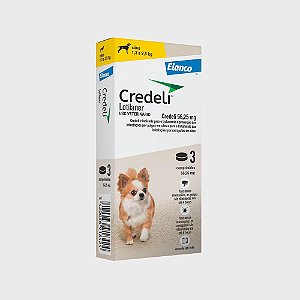 Credeli 56,25mg - 1,3 a 2,5kg -  03comp.