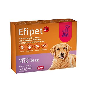 Efipet 3+ de 24 a 40kg 6,7ml Ibasa