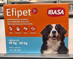 Efipet 3+ de 40 a 60kg 10ml Ibasa