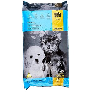 Racao Three Dogs Original Filhotes R. Peq e Mini 15kg