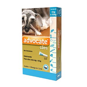 Advocate Caes 1,0ml 4 a 10kg