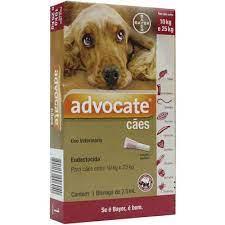 Advocate Caes 2,5ml 10 a 25kg
