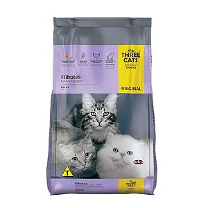 Racao Three Cats Original Filhotes 15kg