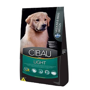 Racao Cibau Light Medium & Maxi 12 Kg