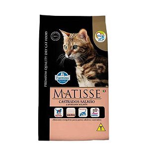 Racao Matisse Castrados Salmao 7,5 Kg