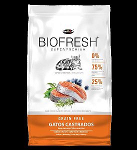 Racao Biofresh Gatos Castrados Salmao 7,5kg