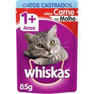 Sache Whiskas Castrado Carne 85 G